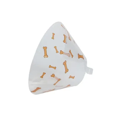 Ochranný límec BUSTER Design Bones 12,5 cm, oranžový, 10 ks