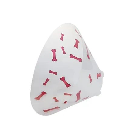 Ochranný límec BUSTER Design Bones 25 cm, červený, 10 ks