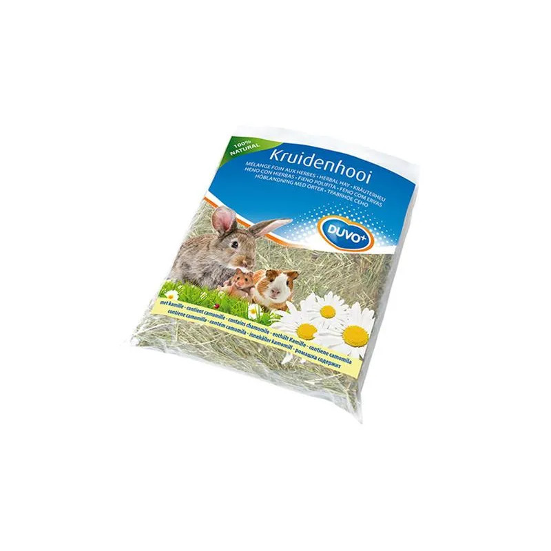 Seno DUVO+ bylinkové s heřmánkem pro králíky a hlodavce 500 g