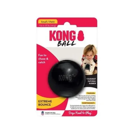 Hračka Kong Dog Extreme Míček černý, přírodní guma, S do 16 kg