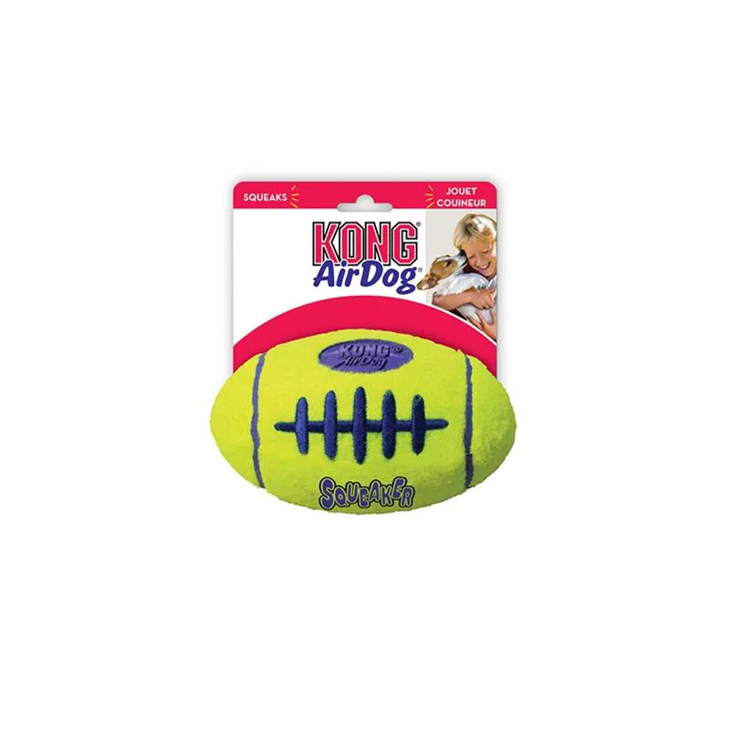 Hračka Kong Dog Airdog Míč rugby s pískátkem tenis, guma vulkanizovaná, L