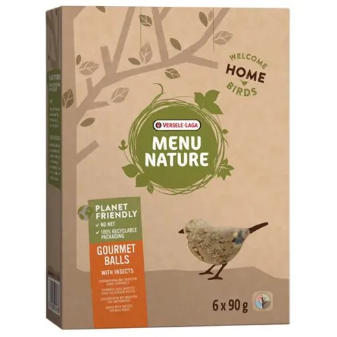 VL Tuková koule Gourmet, s hmyzem 6x90 g, bez síťky