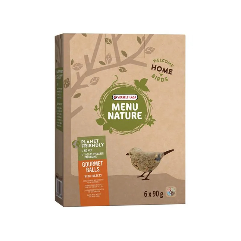 VL Tuková koule Gourmet, s hmyzem 6x90 g, bez síťky
