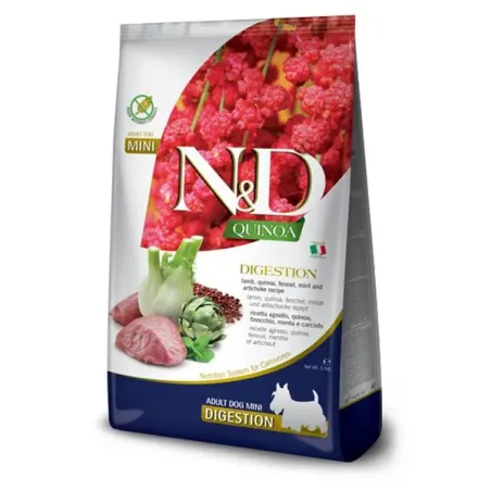 Farmina N&D dog QUINOA (GF) adult mini, trávení, jehněčí 0,8 kg