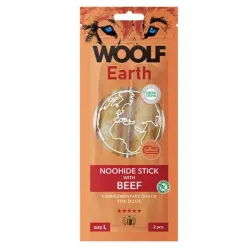 Pamlsek Woolf Dog Earth NOOHIDE L Tyčinky s Hovězím masem 85 g