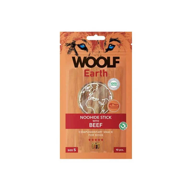 Pamlsek Woolf Dog Earth NOOHIDE S Hovězí 90 g