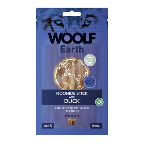 Pamlsek Woolf Dog Earth NOOHIDE S Duck 90 g