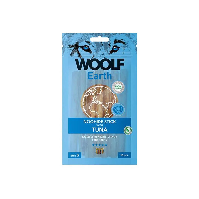 Pamlsek Woolf Dog Earth NOOHIDE S Tuňák 90 g