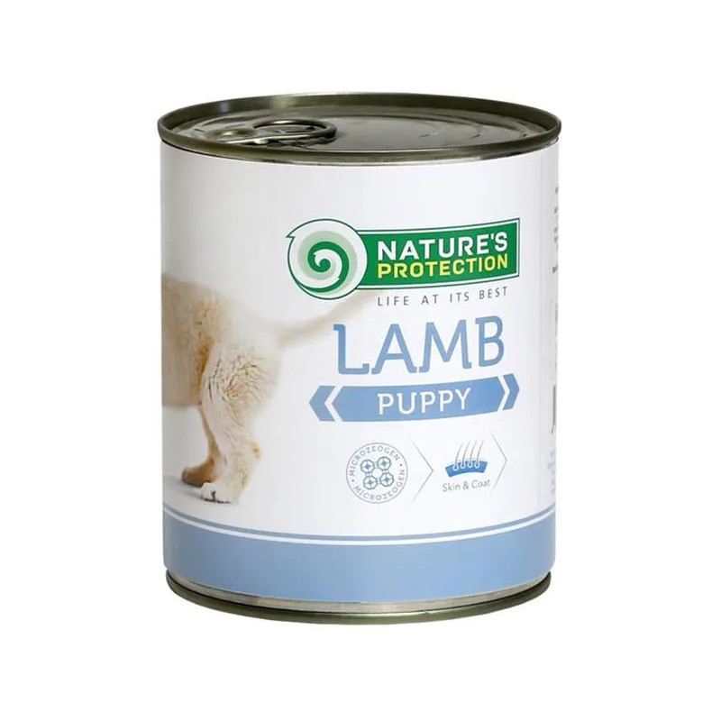 Natures P KONZERVA pes štěně jehněčí 800 g