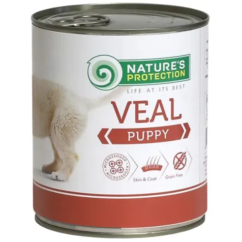 Natures P KONZERVA pes štěně telecí 800 g