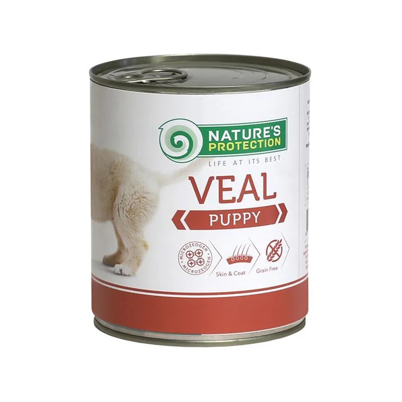 Natures P KONZERVA pes štěně telecí 800 g