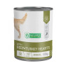 Natures P KONZERVA pro dospělé psy - hovězí a krůtí srdce 800 g