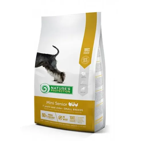 Natures P dog senior mini drůbež 7+ 7,5 kg