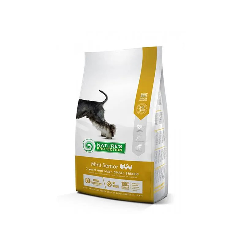 Natures P dog senior mini drůbež 7+ 7,5 kg