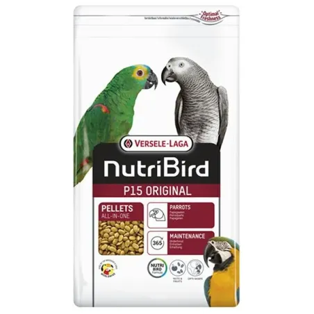 VL NutriBird P15 Original - extrudáty pro velké papoušky s domácím ovocem 10 kg