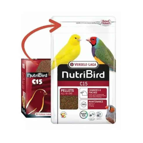 VL Orlux NutriBird C15 - extrudy pro kanárky a exoty na denní krmení 1 kg