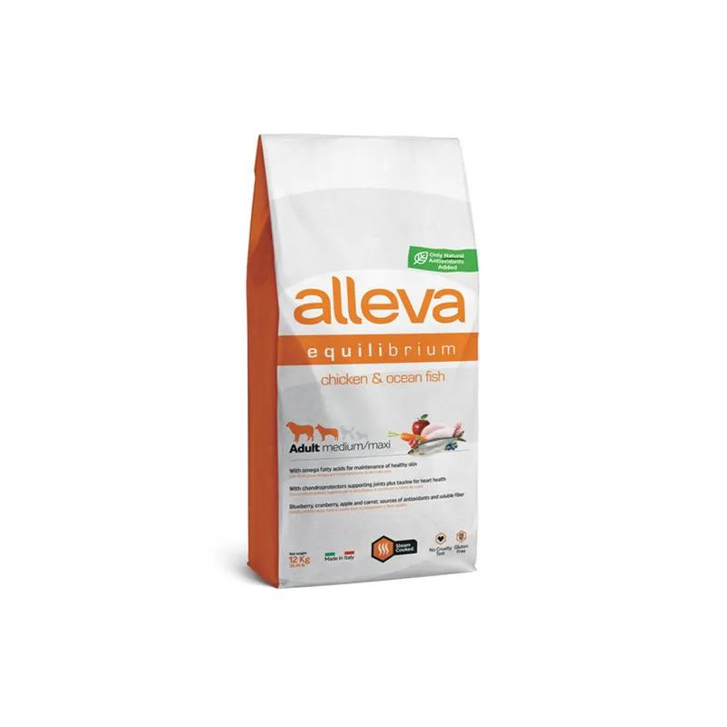 Alleva SP EQUILIBRIUM pes dospělý kuře & oceánské ryby 12 kg
