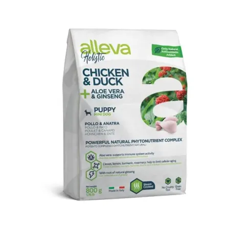 Alleva HOLISTIC pes štěně & junior mini kuře 0,8 kg