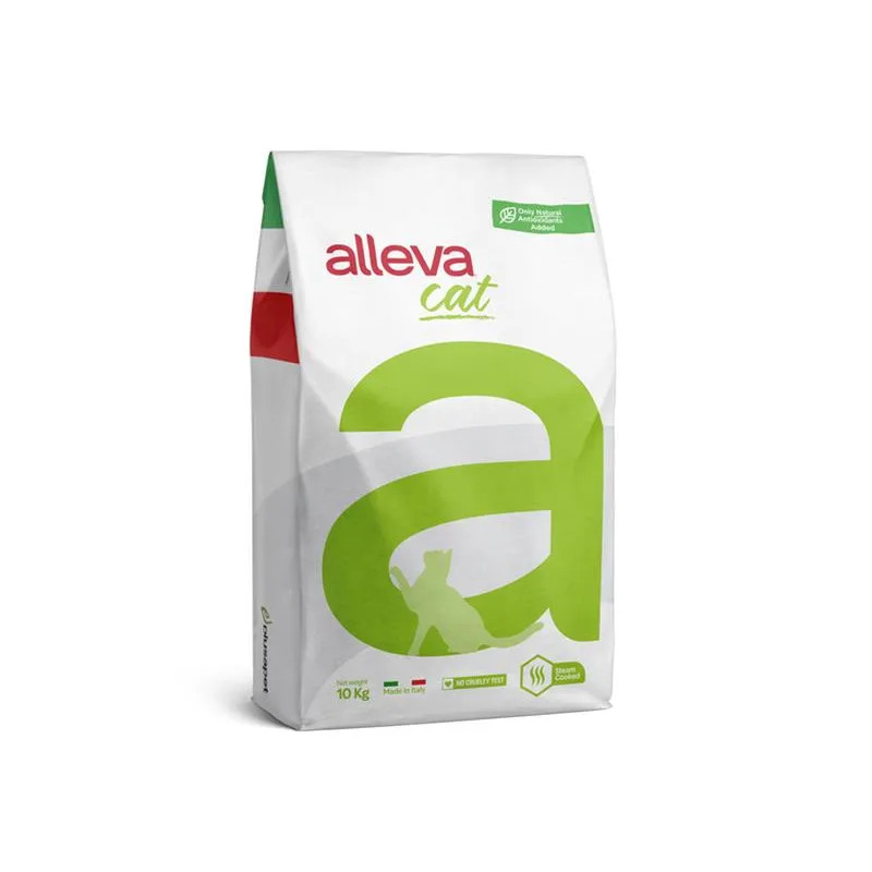 Alleva HOLISTIC kočka dospělá jehněčí & jelení & Cannabis sativa & ženšen 10 kg