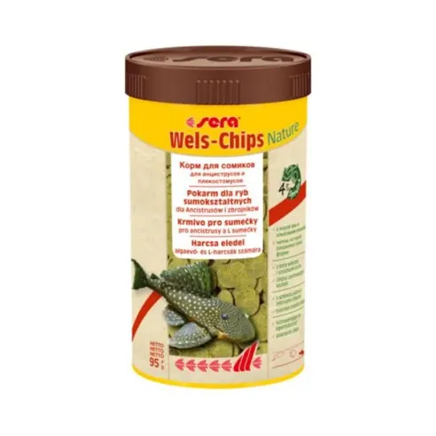 Sera Catfish Chips Nature krmivo pro sumečky 250 ml