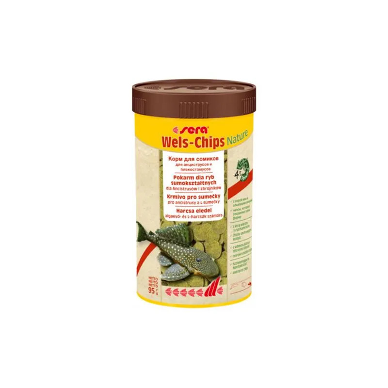 Sera Catfish Chips Nature krmivo pro sumečky 250 ml