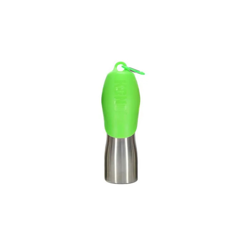 Nerezová láhev na vodu pro psa, zelená KONG H2O (740ml/25oz) Stainless Steel Bottle Green