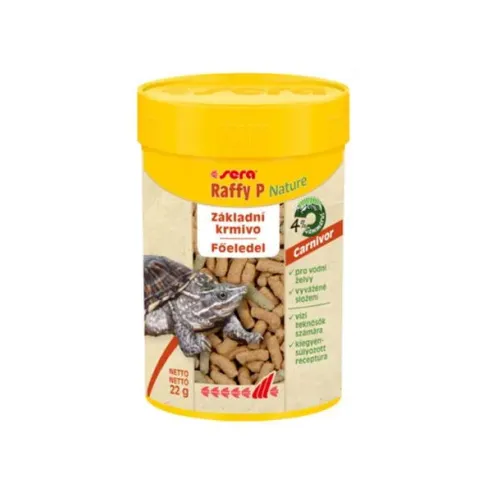 Sera Raffy P Nature krmivo pro masožravé plazy a vodní želvy 100 ml