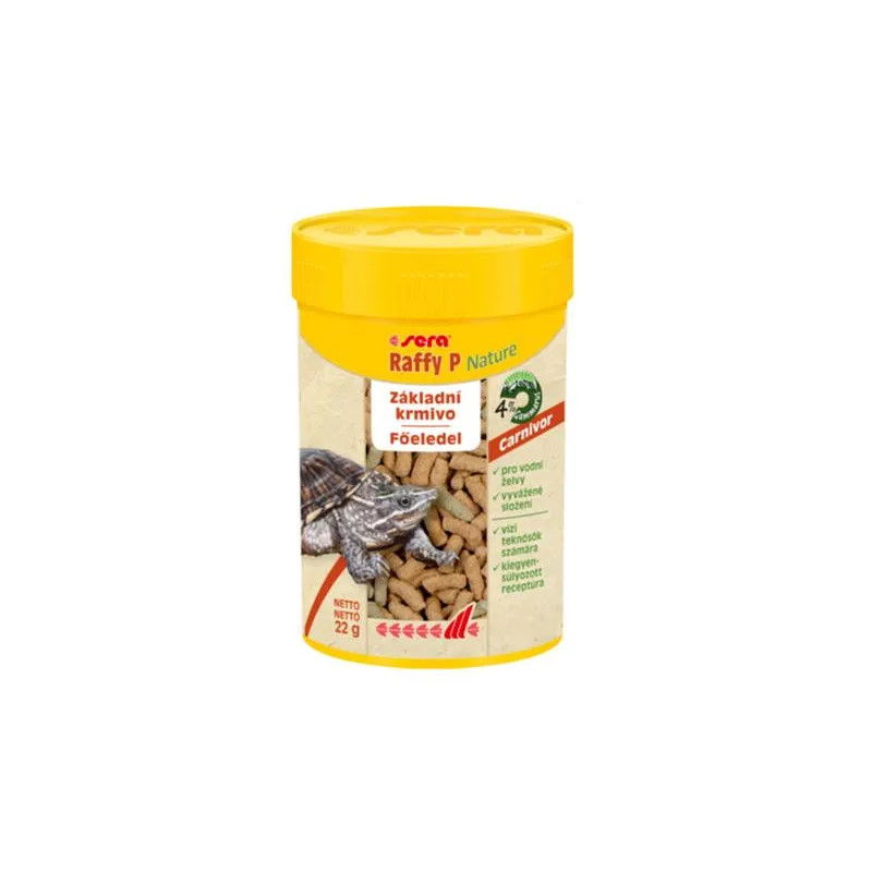 Sera Raffy P Nature krmivo pro masožravé plazy a vodní želvy 100 ml