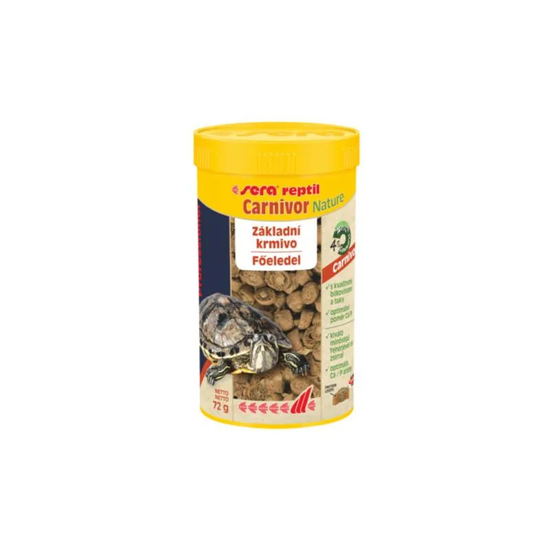 Sera Reptil Professional Carnivor Nature krmivo pro masožravé plazy a vodní želvy 250 ml