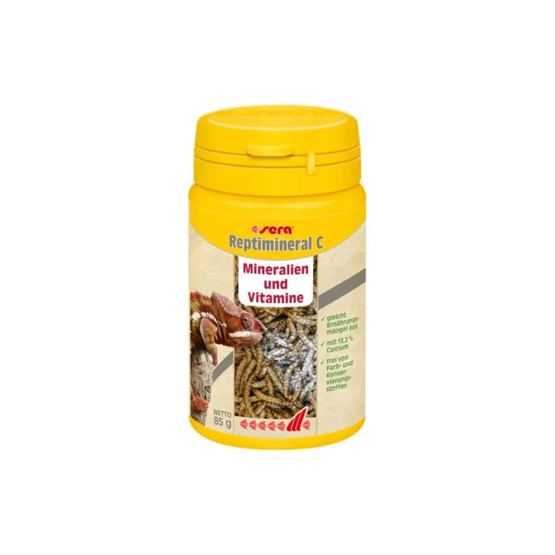 Sera Reptimineral C pro masožravé plazy 100 ml