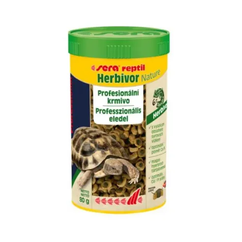 Sera Reptil Professional Herbivor Nature krmivo pro býložravé plazy, suchozemské želvy a leguány 250 ml