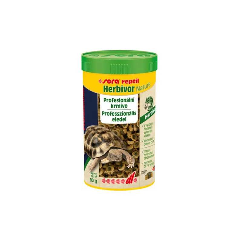 Sera Reptil Professional Herbivor Nature krmivo pro býložravé plazy, suchozemské želvy a leguány 250 ml