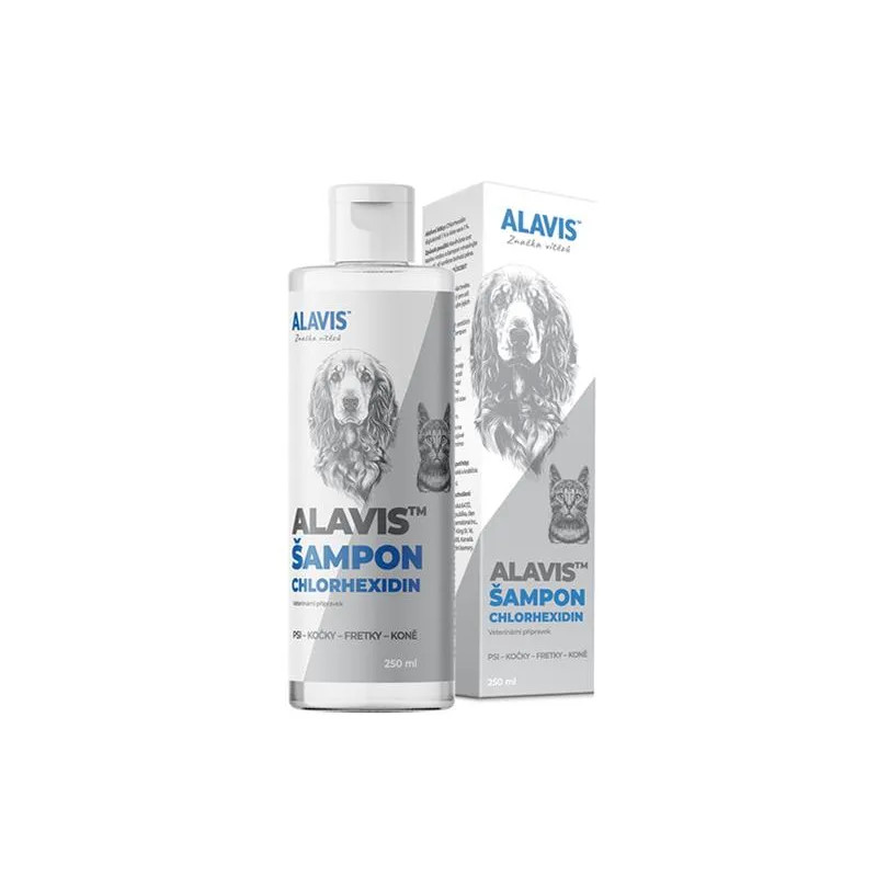 ALAVIS Šampon chlorhexidin 250 ml