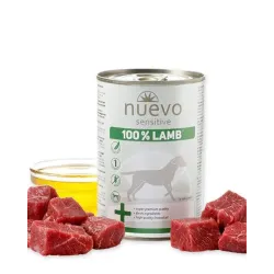NUEVO dog Sensitive 100% Lamb bal. 6 x 400 g konzerva