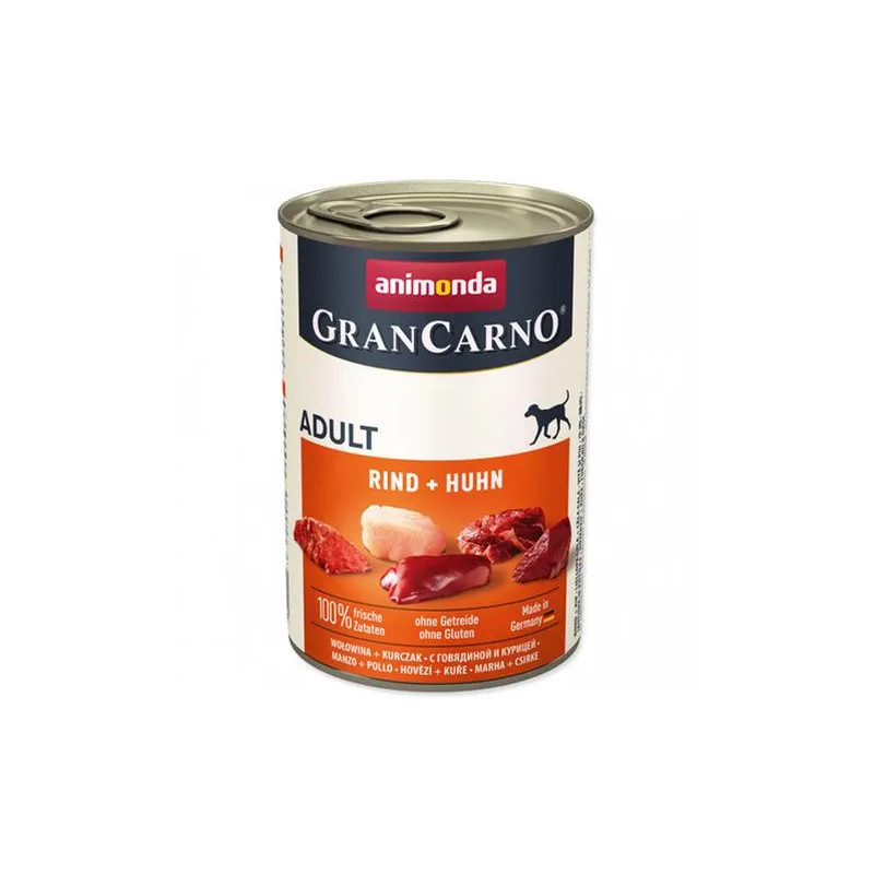 Animonda GRANCARNO® pes dospělý hovězí a kuře bal. 6 x 400g konzerva