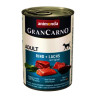 Animonda GRANCARNO® pes dospělý hovězí, losos, špenát bal. 6 x 400g konzerva