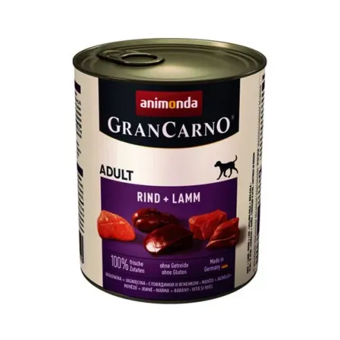Animonda GRANCARNO® pes dospělý hovězí a jehněčí bal. 6 x 800g konzerva