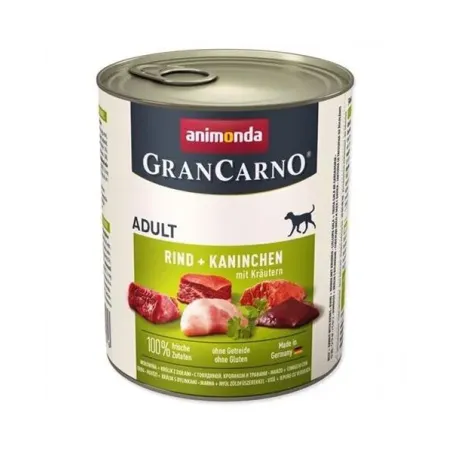 Animonda GRANCARNO® pes dospělý hovězí, králík, bylinky bal. 6 x 800g konzerva