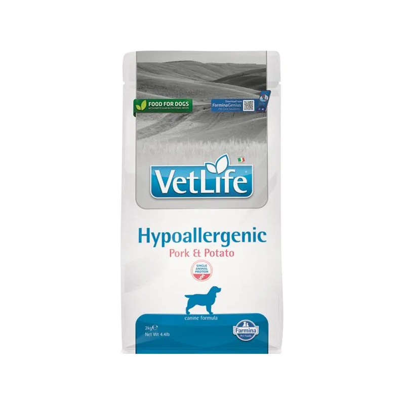Farmina Vet Life pes hypoalergenní, vepřové & brambor 2 kg