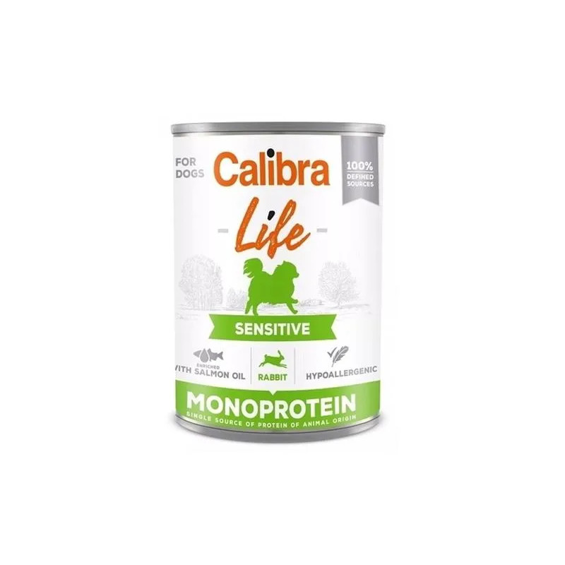 Calibra KONZERVA pes Adult Life sensitive Králík 6 x 400g