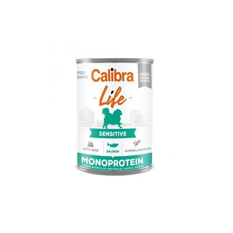 Calibra KONZERVA dog Adult Life sensitive Losos & Rýže 6 x 400g