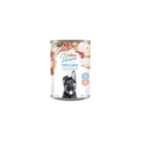 Calibra KONZERVA pro psy Puppy & Junior Verve Krůta & Jehněčí 6 x 400g