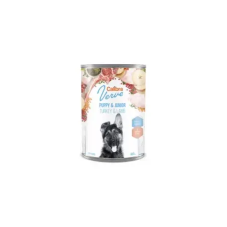 Calibra KONZERVA pro psy Puppy & Junior Verve Krůta & Jehněčí 6 x 400g