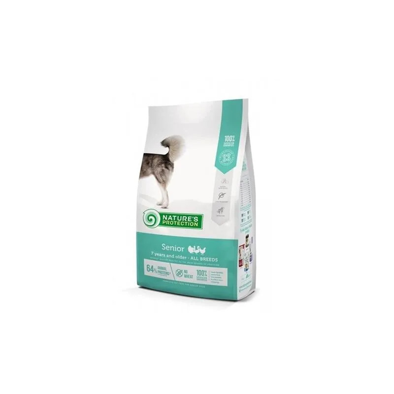 Natures P dog senior all breed drůbež 7+ 4 kg
