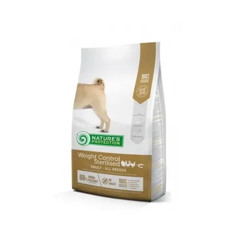 Natures P dog adult weight control sterilised drůbež s krillem všechna plemena 4 kg