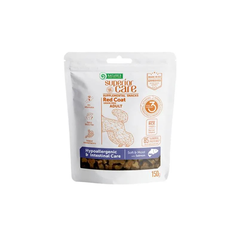 Pamlsek Natures P Superior Care red dog Hypoallergenic & Intestinal Care Grain free Salmon 150 g