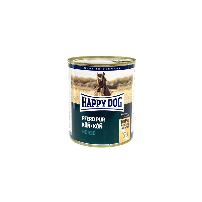 Happy Dog PREMIUM - Fleisch Pur - koňské maso konzerva 400 g