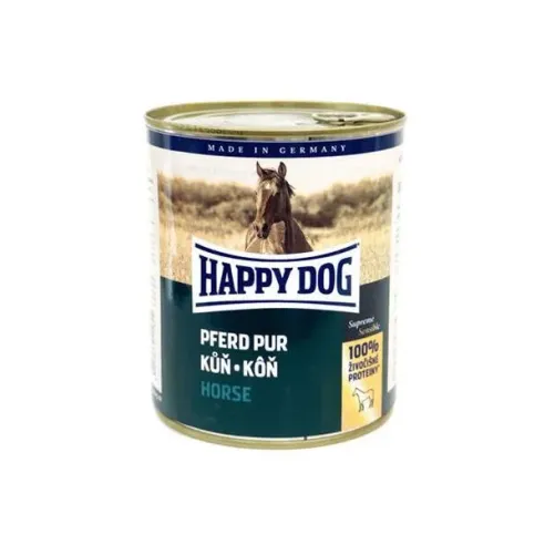 Happy Dog PREMIUM - Fleisch Pur - koňské maso konzerva 800 g