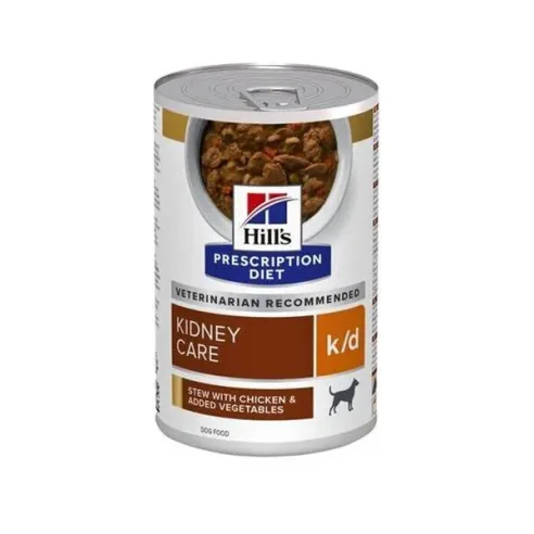 HILLS Diet Canine Stew k/d Kuřecí & Zeleninová konzerva NOVÁ 354 g