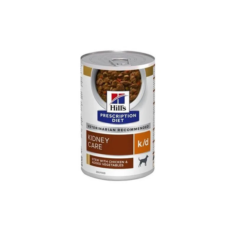 HILLS Diet Canine Stew k/d Kuřecí & Zeleninová konzerva NOVÁ 354 g